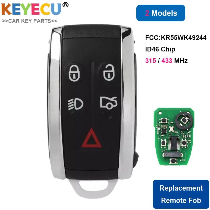 Ծ XF XF XFR XK XKR 2009-2013 315/433MHZ ID46 7945 Ĩ FCC: KR55WK49244 谡  ׸  ڵ Ű 5 ư